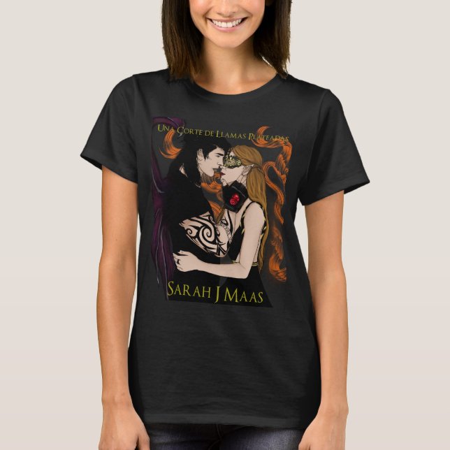 Camiseta Cassian y Nesta (Una corte de llamas plateadas) (Anverso)