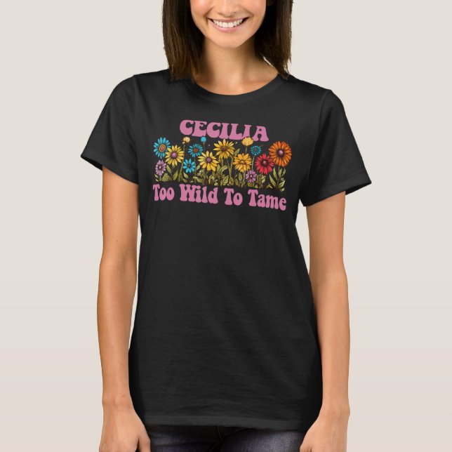 Camiseta CASSIDY Name Cute Retro Chicas Wildflower CASSIDY  (Anverso)