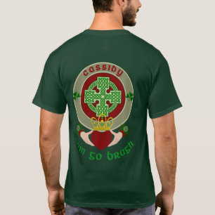 Camiseta Cassidy/O'Cassidy Celtic Cross con Claddagh