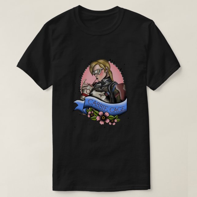 CAMISETA CASSIE CAGE (Diseño del anverso)