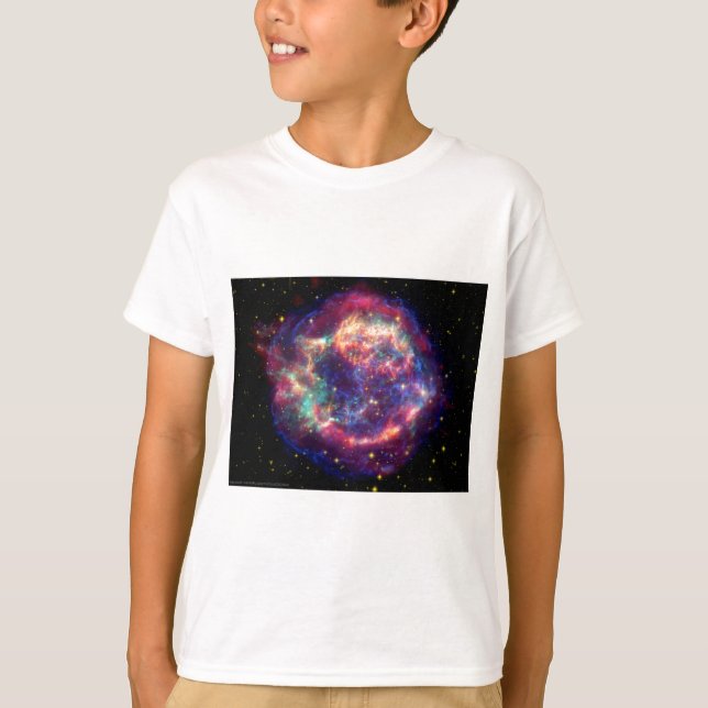 Camiseta Cassiopeia A Supernova ... La muerte se convierte  (Anverso)