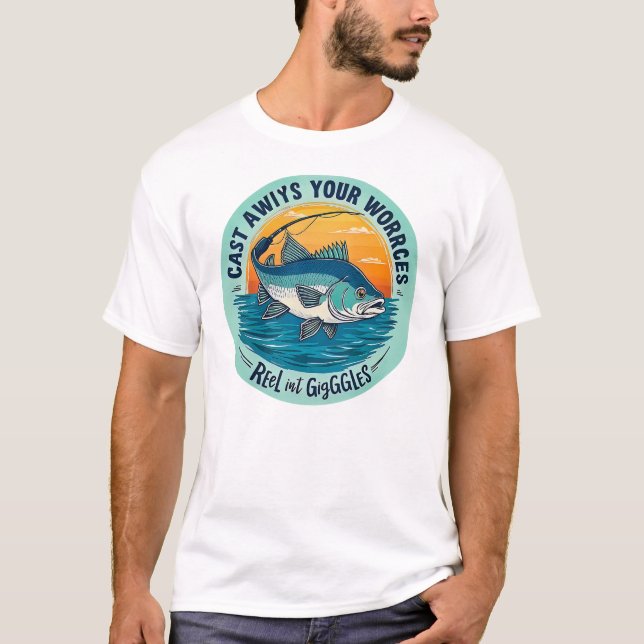 Camiseta Cast Away Your Worries (Anverso)