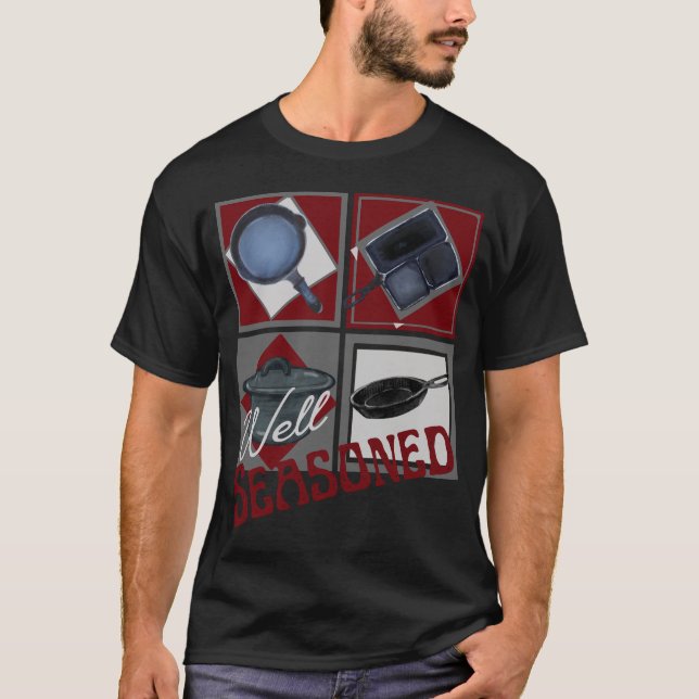 Camiseta Cast Iron Well Seasoned T-Shirt (Anverso)