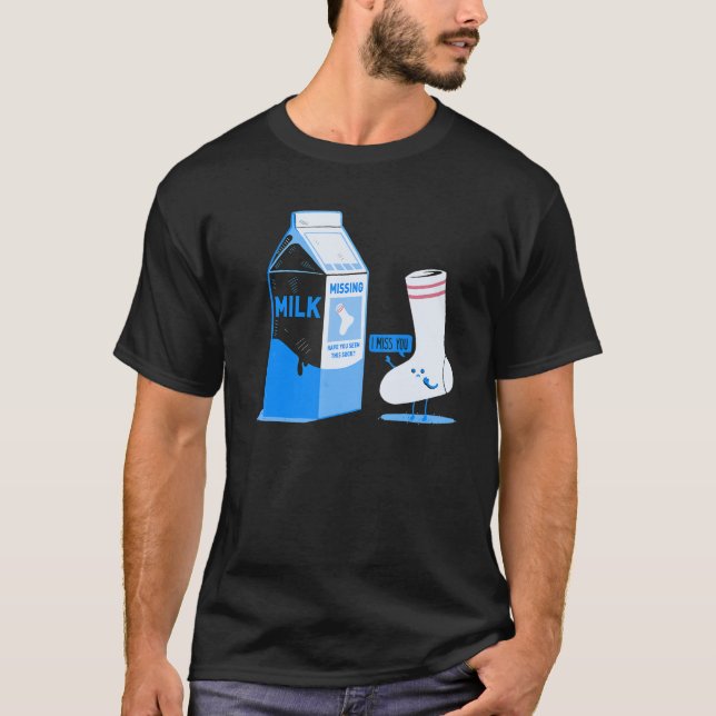 Camiseta Casta de leche de socio ausente (Anverso)