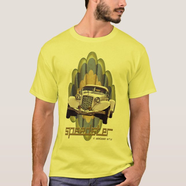 Camiseta castaña de Speedster (Anverso)