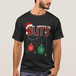Camiseta Castañas de Navidad Parejas Diversión Familiar Coi