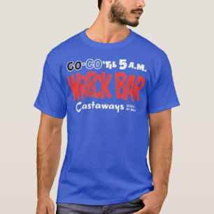 Camiseta Castaways Motel Wreck Bar - Miami, FL - Vintage Ti