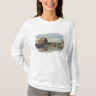 Camiseta Castel Sant Ángel y el río Tíber, Roma