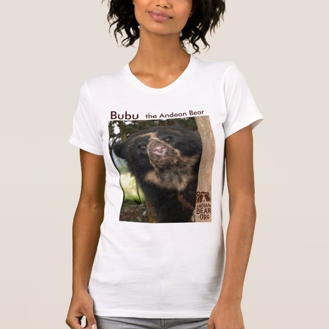 Camiseta Castellanos Bubu el oso andino (Anverso)