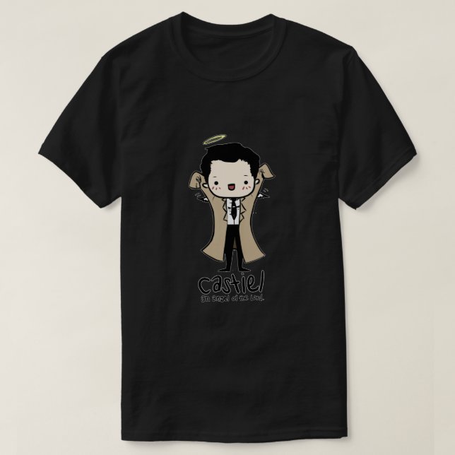 Camiseta Castiel - Ángel del Señor Esencial (Diseño del anverso)