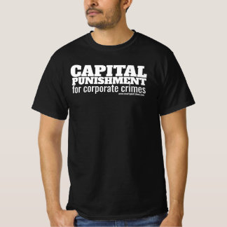 Camiseta Castigo Capital Para Delitos Corporativos