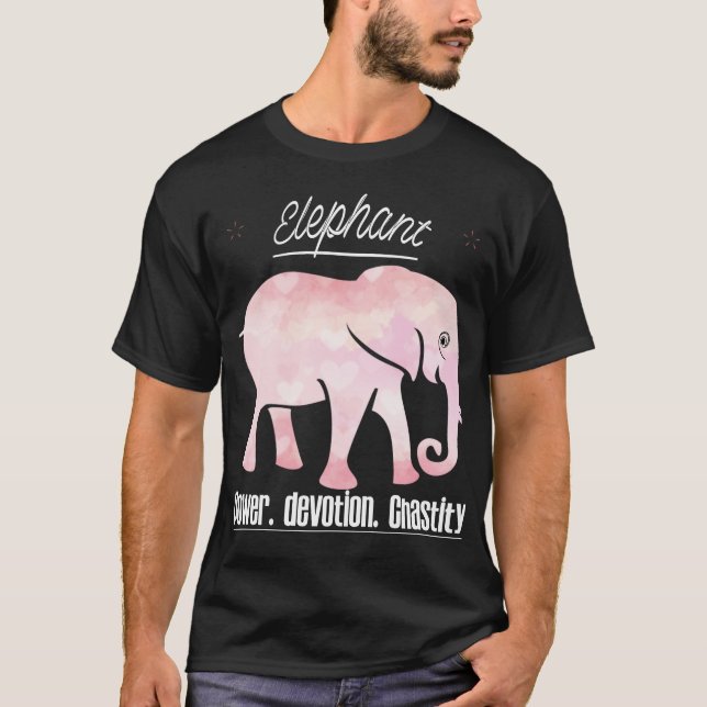 Camiseta Castigo por la devoción del poder del elefante (Anverso)