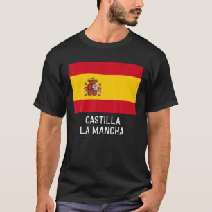 Camiseta Castilla-La Mancha Bandera España Emblem Escudo B