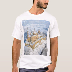 Camiseta Castillo aéreo Hohenzollern: Alemania nevada.