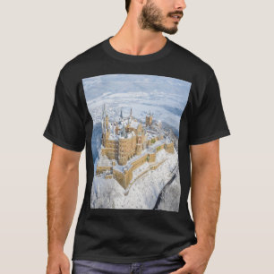 Camiseta Castillo aéreo Hohenzollern: Alemania nevada.