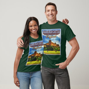 CAMISETA CASTILLO BAMBURGH - BAMBURGH NORTHUMBERLAND ENGLAN