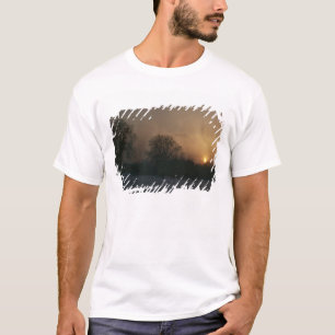 Camiseta Castillo Charlottenhof, puesta del sol