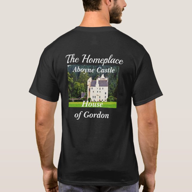 Camiseta Castillo de Aboyne - Casa de Gordon (Reverso)