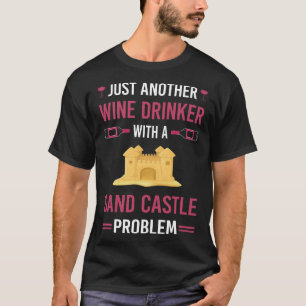 Camiseta Castillo de arena bebedor de vino