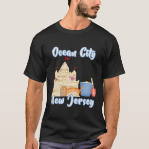 Camiseta Castillo de arena de cangrejo de Ocean City New Je