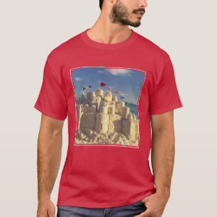 Camiseta Castillo de arena en la playa