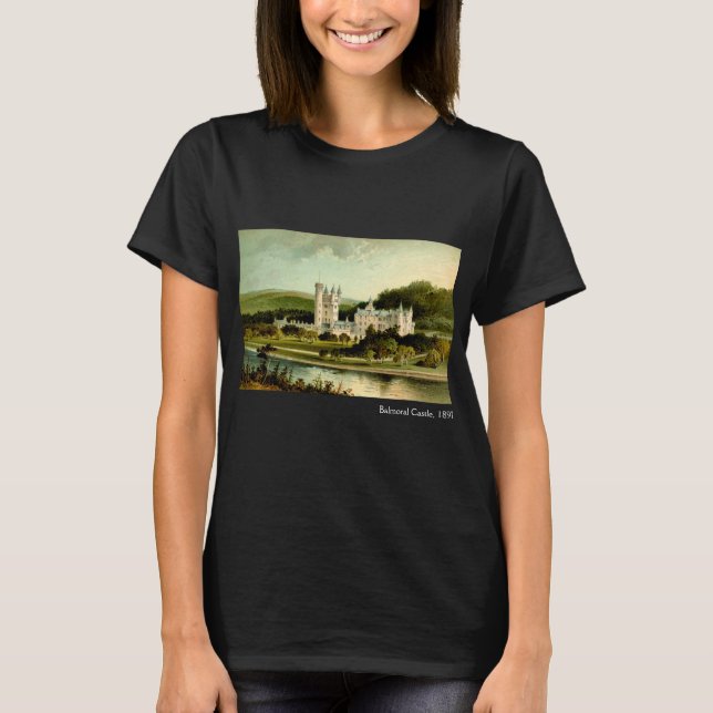 Camiseta Castillo de Balmoral 1897 Restaurado Alta Resoluci (Anverso)
