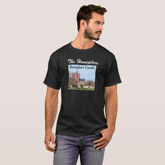 Camiseta Castillo de Beaufort - Clan Fraser (Anverso completo)