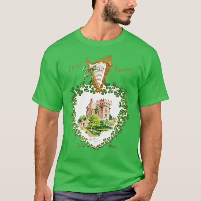 Camiseta Castillo de Blarney de San Patricio (Anverso)
