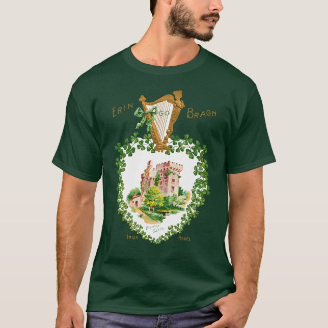 Camiseta Castillo de Blarney de San Patricio (Anverso)