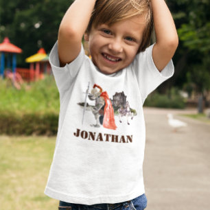 Camiseta Castillo de Caballero en Armadura Personalizado  