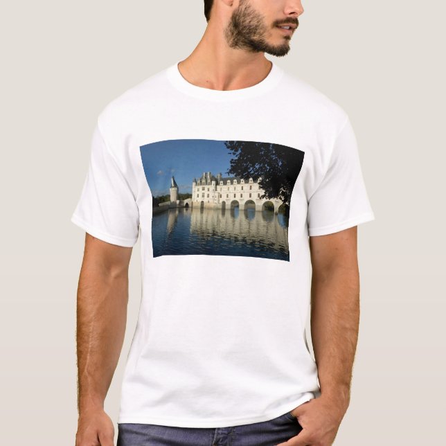 Camiseta Castillo de Chenonceau, Río Cher, Loir-et-Cher, 2 (Anverso)