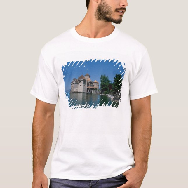 Camiseta Castillo de Chillon, Lago de Ginebra, Cantón de Va (Anverso)