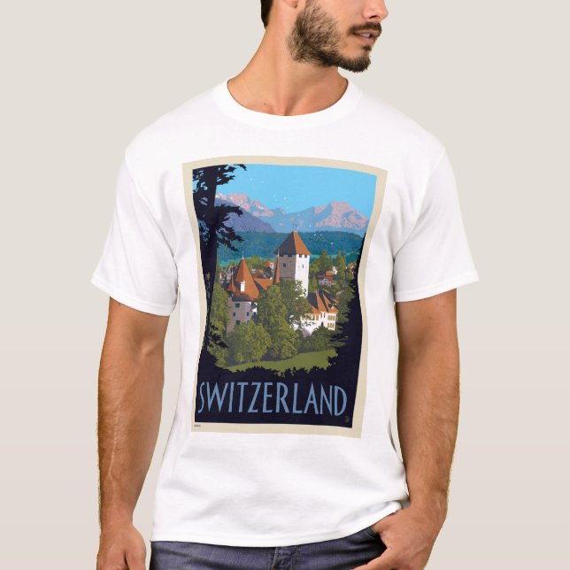 Camiseta Castillo de Chillon | Suiza (Anverso)