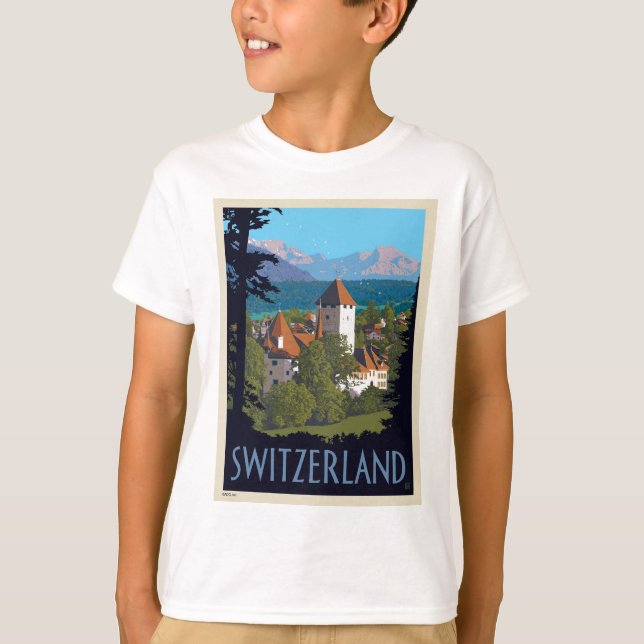 Camiseta Castillo de Chillon | Suiza (Anverso)