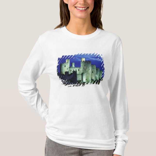 Camiseta Castillo de Conwy, Gwynedd, Gales (Anverso)