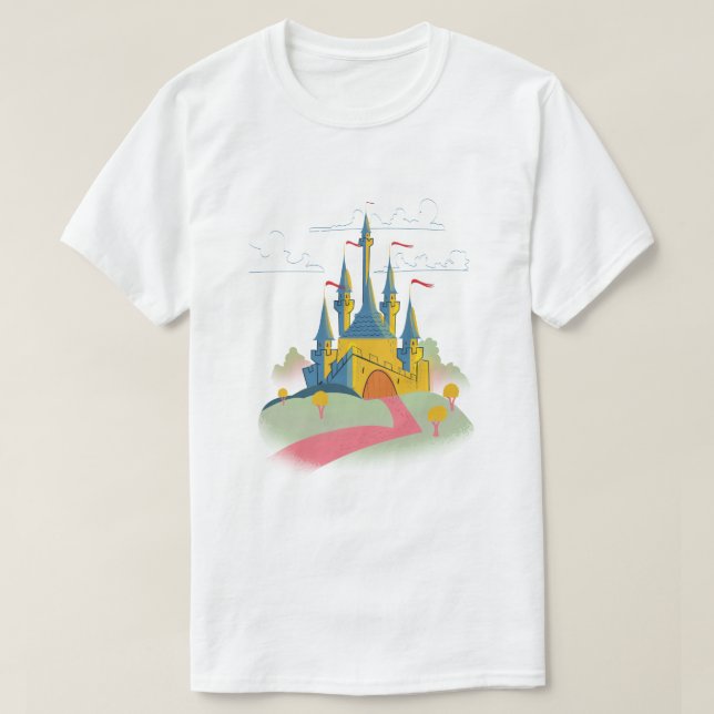 Camiseta Castillo de Cuento de Hadas (Diseño del anverso)