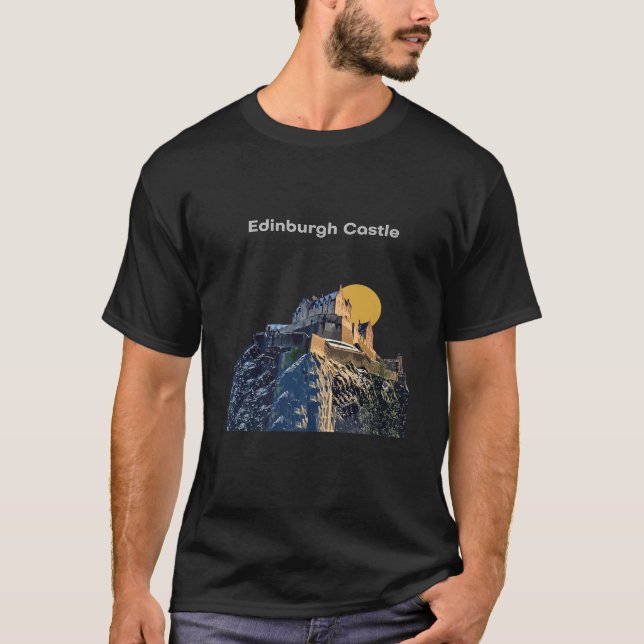 Camiseta Castillo de Edimburgo Escocia Cuento de Hadas Real (Anverso)