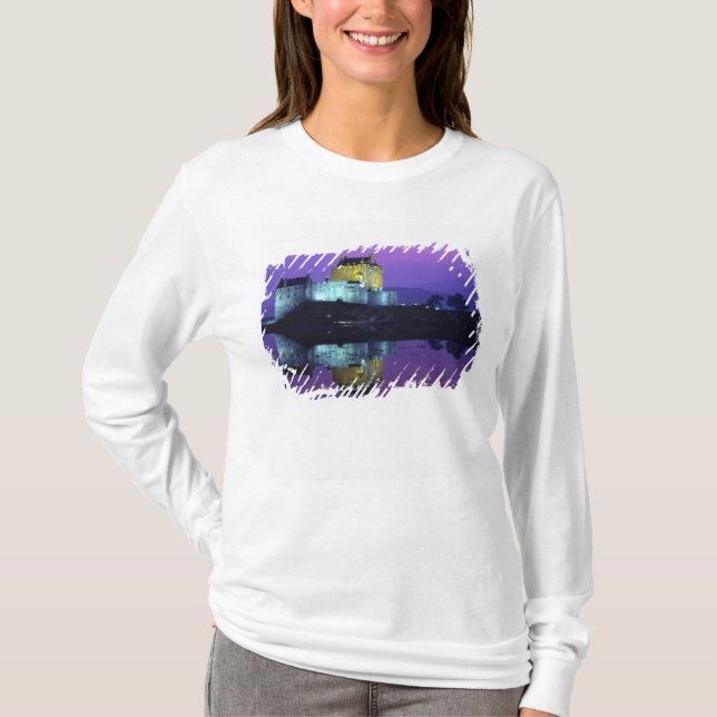 Camiseta Castillo de Eilean Donan, Tierras Altas, Escocia 4 (Anverso)