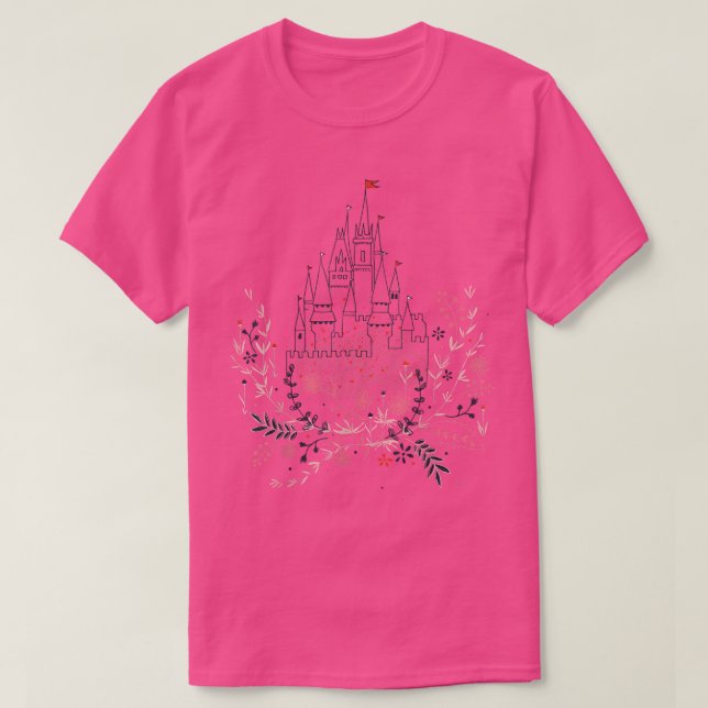 Camiseta Castillo de Fairytale Princesas Chica Adolescente  (Diseño del anverso)