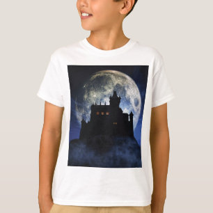 Camiseta Castillo de fantasía durante la noche