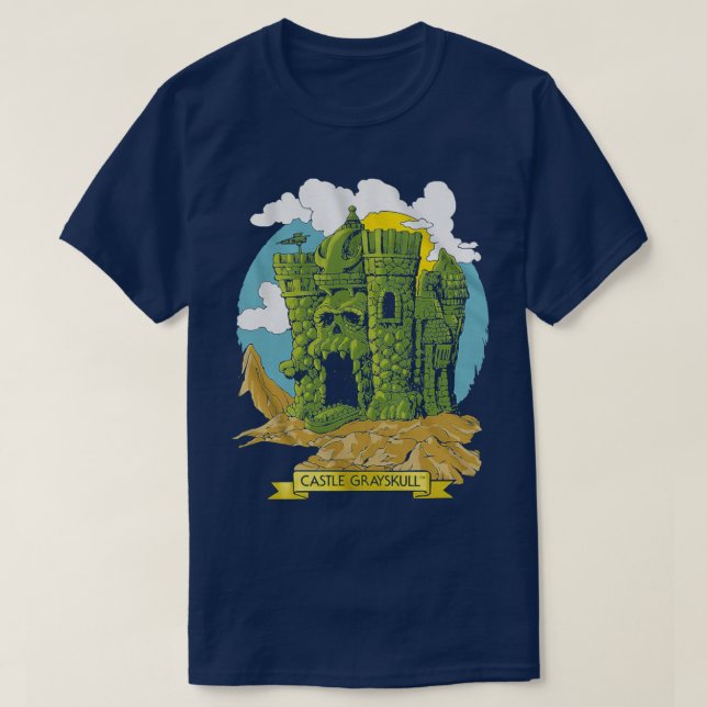 Camiseta Castillo de Grayskull Masters del Universo (Diseño del anverso)