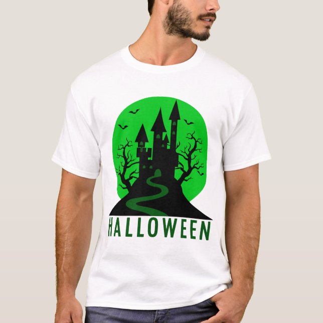 CAMISETA CASTILLO DE HALLOWEEN (Anverso)
