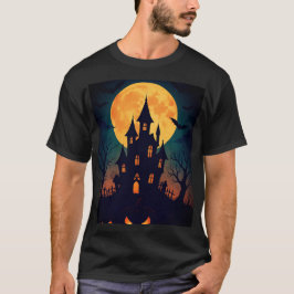 Camiseta Castillo de Halloween de fantasía