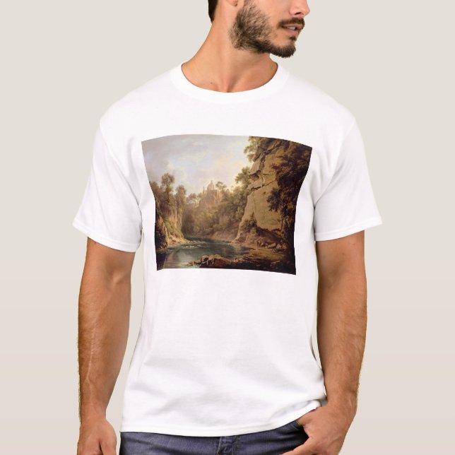 Camiseta Castillo de Hawthornden, cerca de Edimburgo, (Anverso)