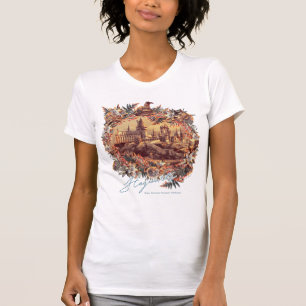 Camiseta CASTILLO DE HOGWARTS™ Gráfico floral