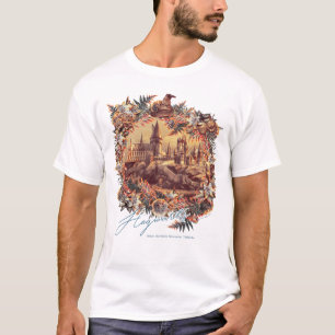 Camiseta CASTILLO DE HOGWARTS™ Gráfico floral