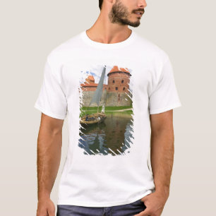 Camiseta Castillo de la isla junto al lago Galve, Trakai, L