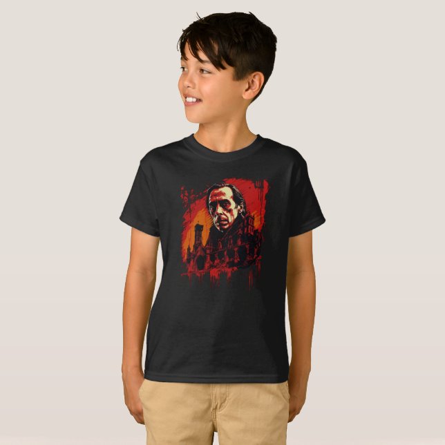 Camiseta Castillo de luna de sangre (Anverso completo)