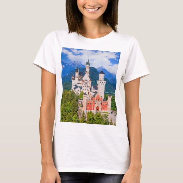 Camiseta Castillo de Neuschwanstein Alemania (Anverso)