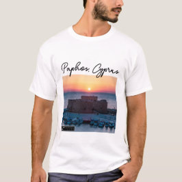 Camiseta Castillo de Paphos Sunset y Firma